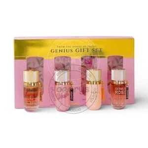 Presentación de SET EMPER GENIUS WOMEN ( 4 PC ) LOVER,BLUSH,SELINA,ROSE 0.845 OZ EDP SP