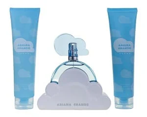 Presentación de Ariana Grande Ladies Cloud G Set (3Pc) Eau De Parfum (EDP) Spray 3.4 oz / 100 ml / Bath ...