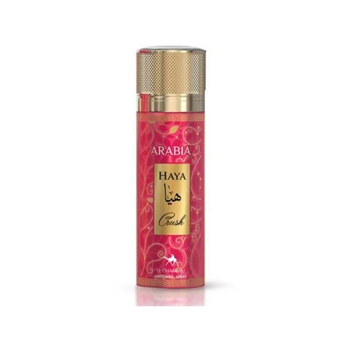 Presentación de DEODORANT SPRAY LE CHAMEAU ARABIA HAYA CRUSH WOMEN 6.6 OZ