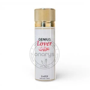 Presentación de DEODORANT SPRAY EMPER GENIUS LOVER UNISEX 6.6 OZ