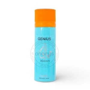 Presentación de Deodorant Spray Emper Genius Hayati Unisex 6.6 Oz / 200 mL