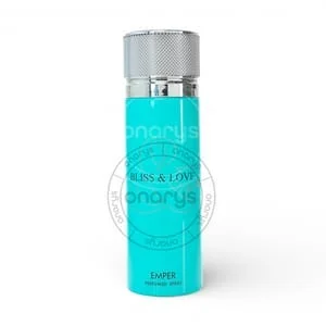 Presentación de DEODORANT SPRAY EMPER BLISS & LOVE UNISEX 6.6 OZ