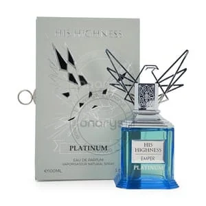 Presentación de Emper His Highness Platinum Men Eau de Parfum (EDP) Spray 3.4 oz / 100 ml