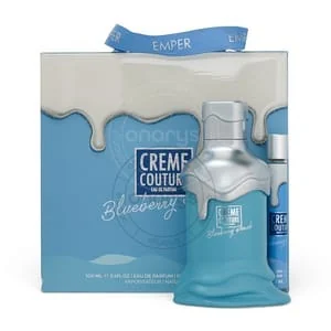 Presentación de LECHAMEAU CREME COUTURE BLUEBERRY PUNCH UNISEX 3.4 OZ EDP SP+0.33 OZ ROLL ON