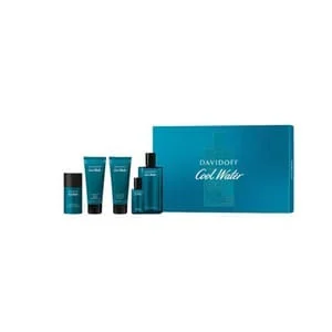 Presentación de SET DAVIDOFF COOL WATER MEN ( 5 PC ) 4.2 OZ EDT SP / 2.5 OZ A/SHAVE BALS / 2.5 OZ SG /2.4...