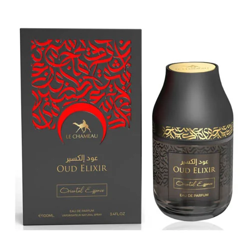 Presentación de LE CHAMEAU ORIENTAL ESSENCE OUD ELIXIR 3.4 OZ EDP SP