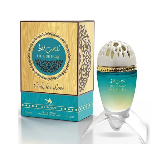 Presentación de LE CHAMEAU LIL HUB FAQAT ONLY FOR LOVE WOMEN 3.4 OZ EDP SP