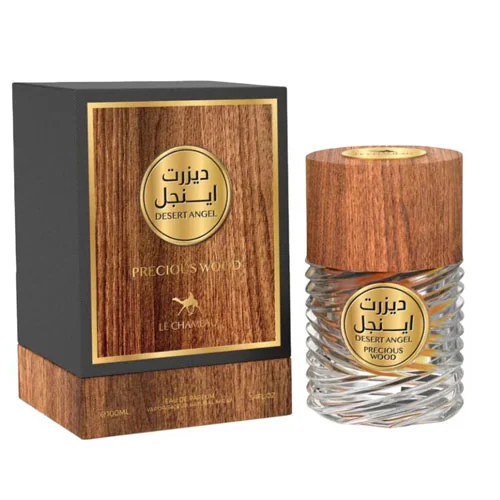 Presentación de LE CHAMEAU DESERT ANGEL PRECIOUS WOOD UNISEX 3.4 OZ EDP SP