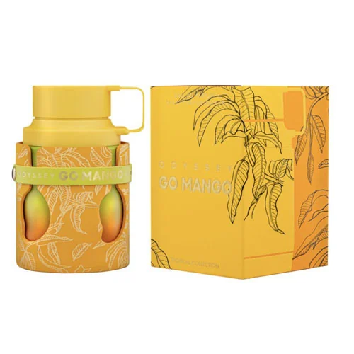Presentación de Armaf Men's Odyssey Go Mango Topical Collection Edp Spray 3.4 Oz