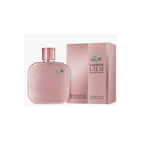 Presentación de Lacoste Silver Rose Women Eau De Parfum (EDP) Spray 3.4 oz / 100Ml