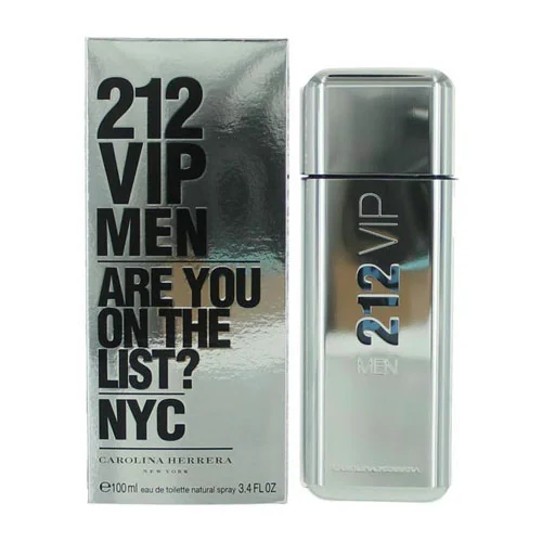 Presentación de Carolina Herrera 212 Vip Men Eau de Toilette (EDT) Spray 3.4 oz / 100ml