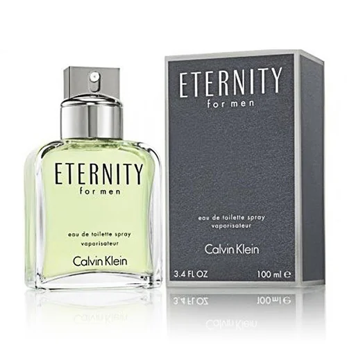 Presentación de Calvin Klein Eternity Men Eau de Toilette (EDT) Spray 3.4 oz / 100 ml
