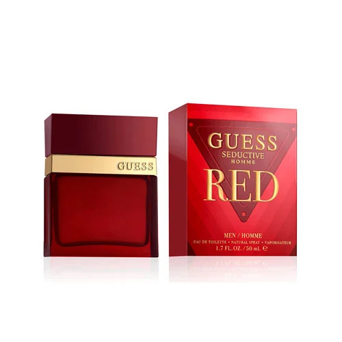 Presentación de Guess Seductive Red Men Eau de Toilette (EDT) Spray 3.4 oz / 100ml