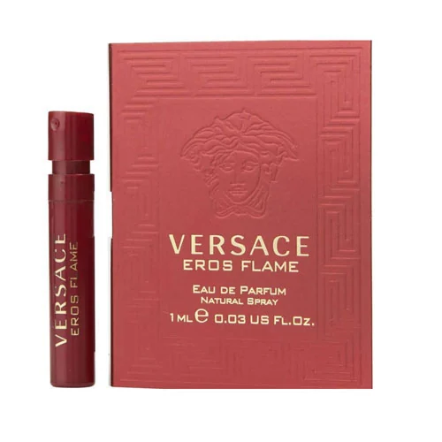 Presentación de Vial Versace Eros Flame Men Eau de Parfum (EDP) Spray 0.03 oz / 1ml