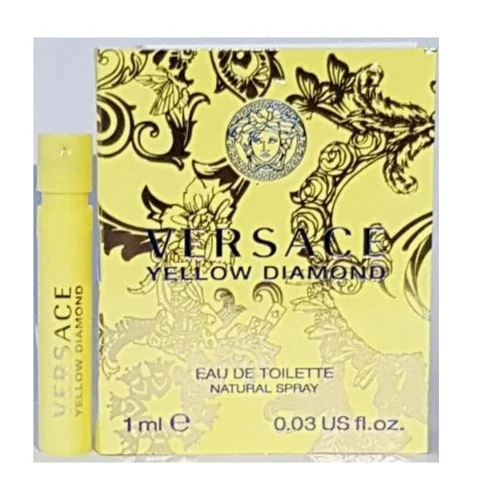 Presentación de Vial Versace Yellow Diamond Women Eau de Toilette (EDT) Spray 0.03 oz / 0.9 ml