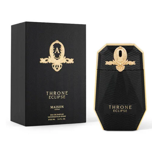 Presentación de Maison Asrar Throne Eclipse Unisex Eau de Parfum (EDP) Spray 3.4 oz / 100ml